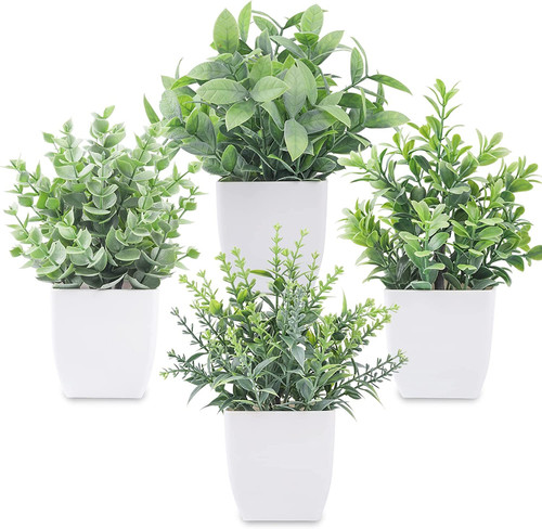 Pack fake plants - fake, mini