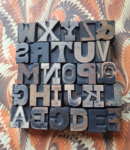 Wooden letterpress printers - letterpress,