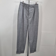 Zara Grey Check Trousers