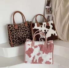 Lady Soft Fluffy Tote Shoulder