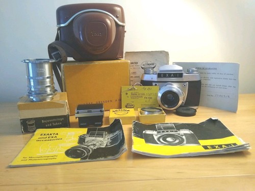 Exa film camera with - 1,