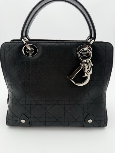 Lady dior handbag - handbag, black