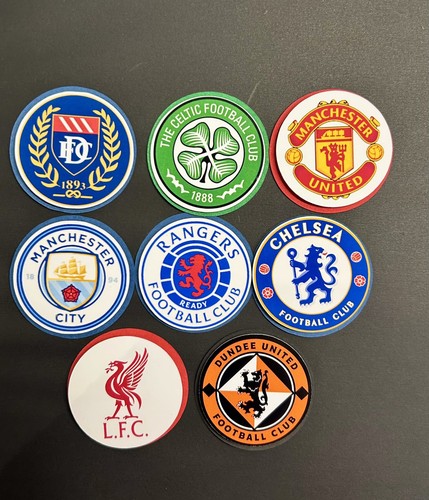 Football team cupcake toppers - football,