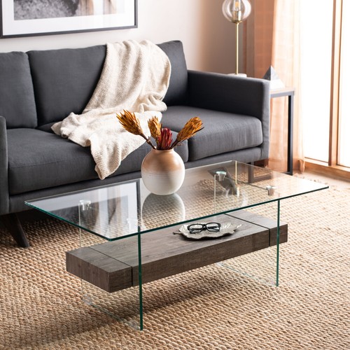 Safavieh kayley glass coffee - safavieh,