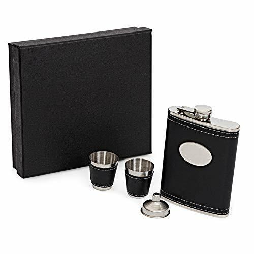 Stainless steel hip - flask, set
