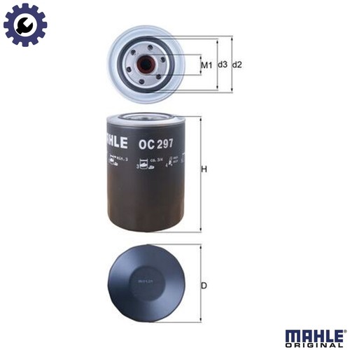 Oil filter 297 - oil, oc