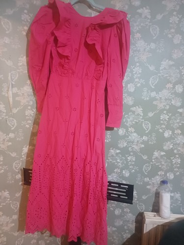 Zara hot pink broderie - ,