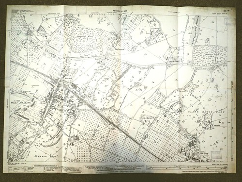 Kent old map plan history - kent,