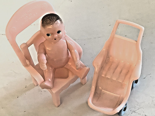 Vintage miniature baby potty - vintage,