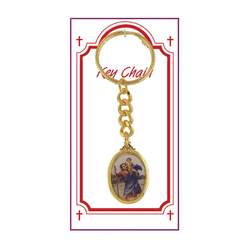 Christopher gold plated key - christopher,