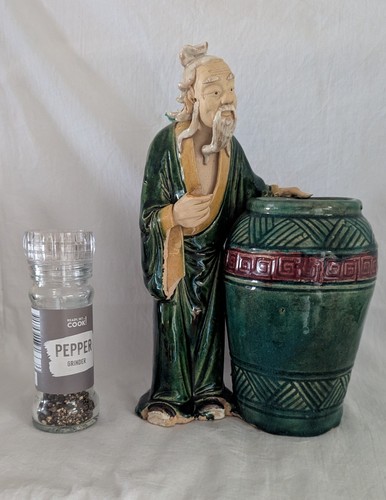 Tall antique chinese mud - tall,