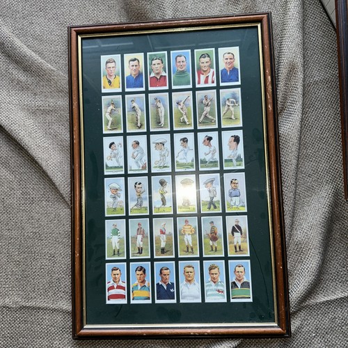 Vintage framed football - framed,