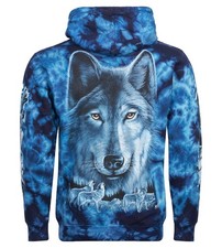 Unisex Tie Dye Hoodie Zip Up