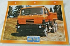 Trucks Maxi Card Public Works Vehicles ~ 1981 Tatra T815 S1