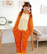 Animal Cosplay Costume Tigger Adult Onesie91 Kigurumi Pajamas Jumpsuit Sleepwear