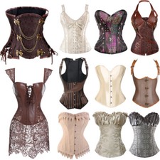 Steampunk Boned Corset Tops