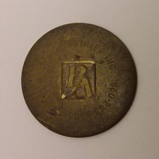 P/A Industries Inc. Fabrication Equipment Bloomfield, CT Coin Token 25mm