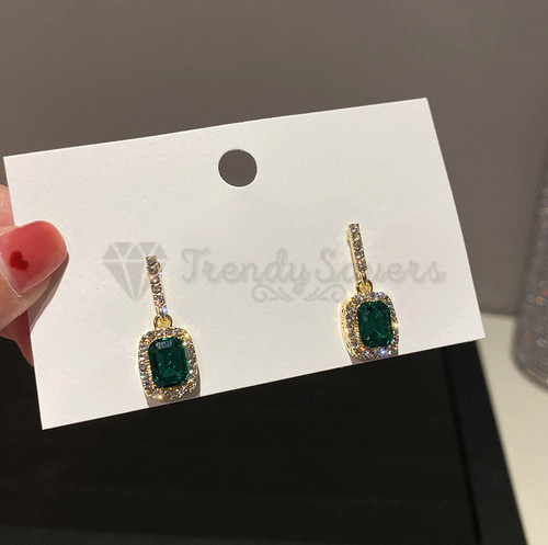 18k gold plated green - 18k,