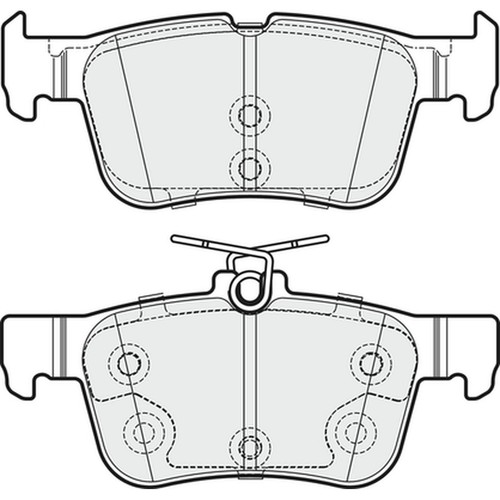 Brake pads set - ford, galaxy
