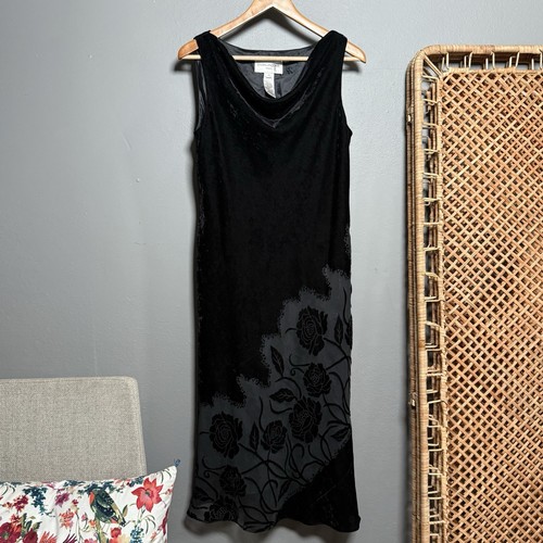 Evan picone floral velvet - evan,