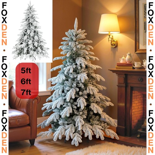 Snow flocked christmas - flocked, tree