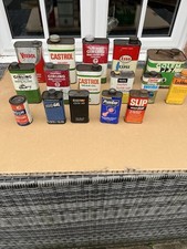 Job Lot Of Vintage Oil Cans