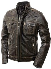 Mens Motorcycle Biker Vintage