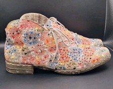 Womens Reiker Leather Ankle Boots Size Uk 6 Colourful Unusual