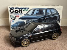 Tamiya Volkswagen Golf VR6, 1:10 Scale RC Car, Boxed, FWD, RARE, Original, Black