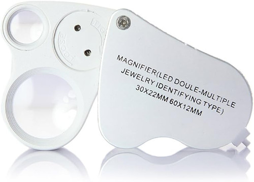 Magnifying glass 30x 60x dual - magnifying,