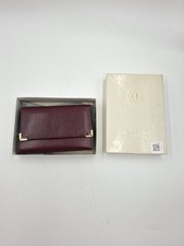 Cartier Paris Burgundy Leather