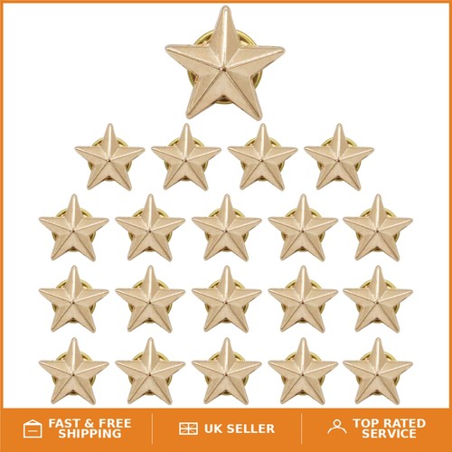 Gold star lapel pins - gold,