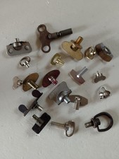 Antique/vintage clock winding, setting keys - all magnetic
