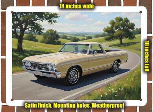 Metal sign 1967 chevrolet - chevrolet, el