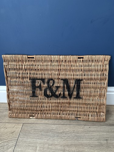 Fortnum mason wicker basket - wicker,