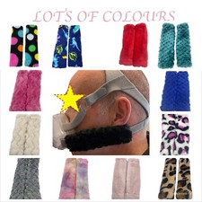 CPAP Cheek Strap Slide On Covers Fleece fabric Sleep Apnea Apnoea Anti-Rash