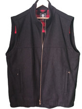 Swanndri Gilet Mens Black Wool