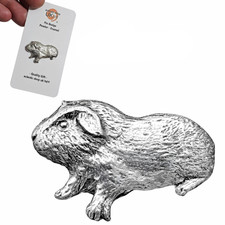 Guinea Pig Pewter Pin Badge