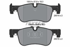 Brake pads 2501401 TEXTAR for
