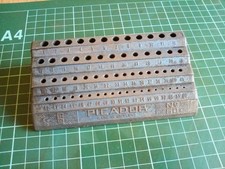 VINTAGE PICADOR NO.60 DRILL BIT STAND.