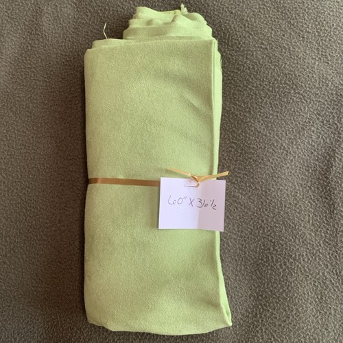 Green suede like fabric - green,