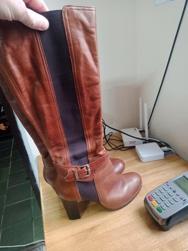Women dune boots brown - women, leather
