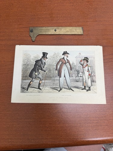 Antique hand colored print - hand-colored,