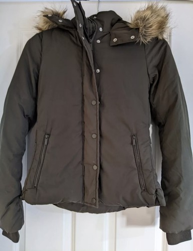 Girls ladies hooded - girls, padded