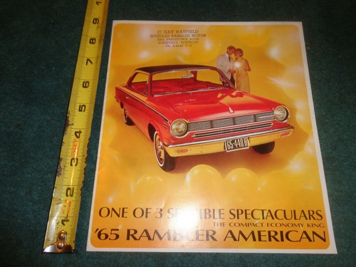 1965 rambler american sales - american,
