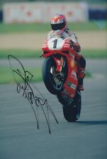 Carl Fogarty Hand Signed 12x8