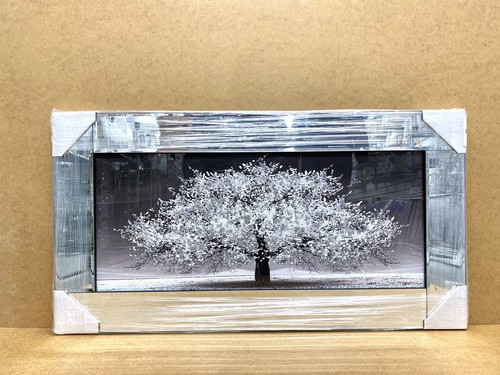 Blossom tree picture silver - tree,