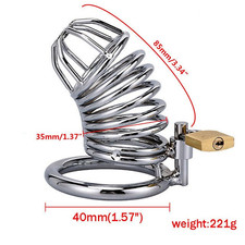 Chastity Cage Device Lockable