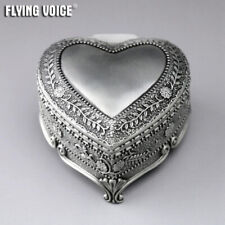 Vintage Alloy Heart Music Box