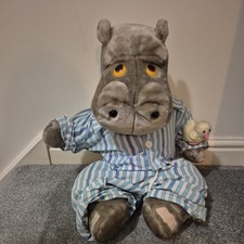 VINTAGE SILENTNIGHT HIPPO WITH DUCK